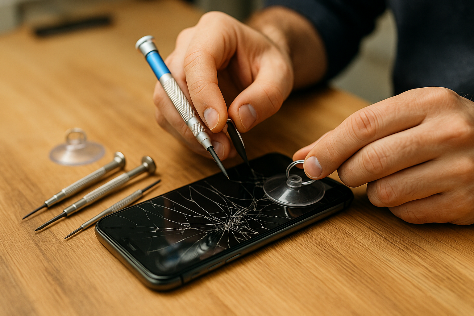 Jak naprawić pęknięty ekran w smartfonie? - Blog technologiczny - Apple Android IT Naprawy Porady